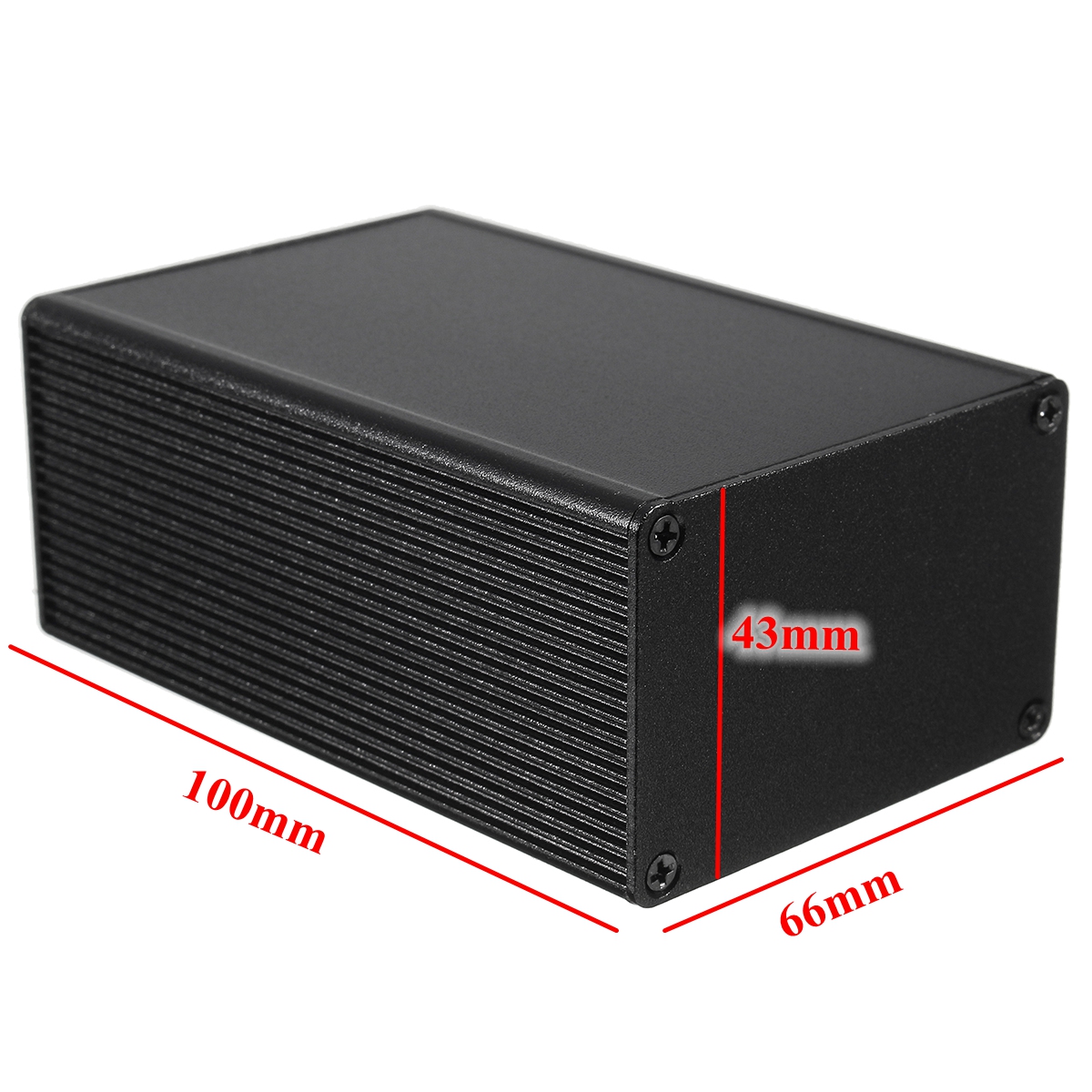 1006643mm-Black-Aluminum-Box-Instrument-Enclosure-Case-Electronic-DIY-Project-1138847