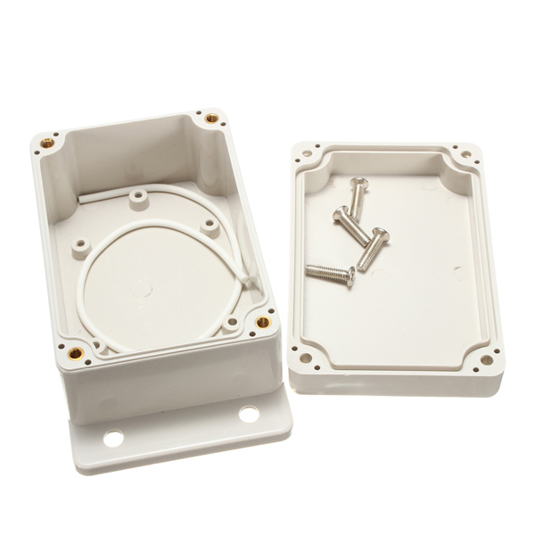 10Pcs-100x68x50mm-White-Plastic-Enclosure-Waterproof-Electronic-Case-PCB-Box-Junction-Case-1146523