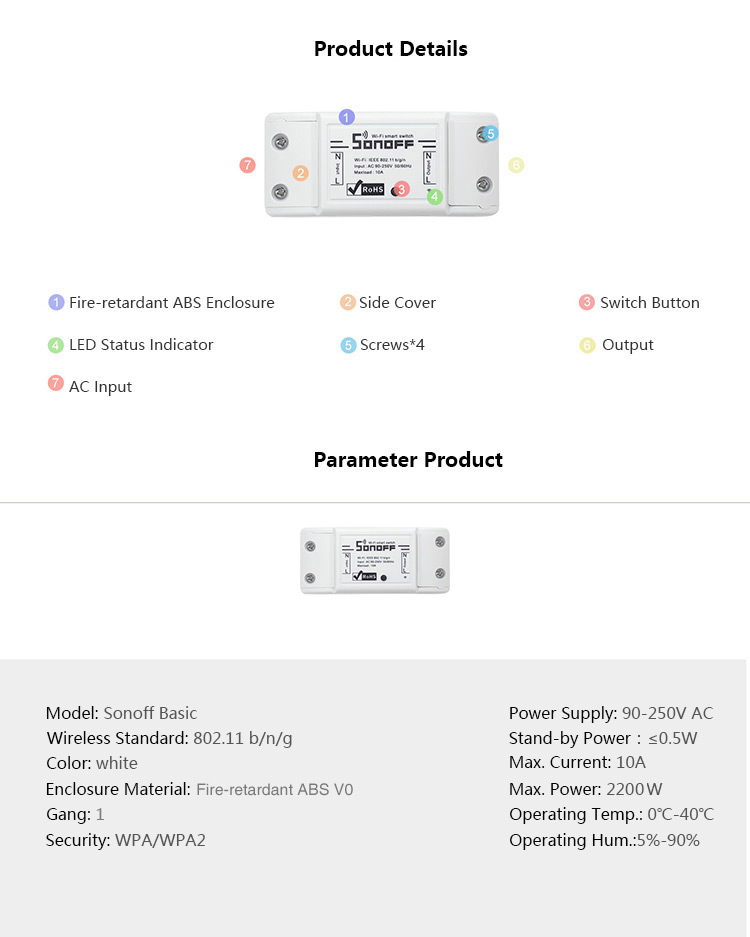 10Pcs-SONOFFreg-Basic-DIY-WIFI-Wireless-Switch-For-Smart-Home-With-ABS-Shell-Mobile-APP-Timer-Socket-1443337