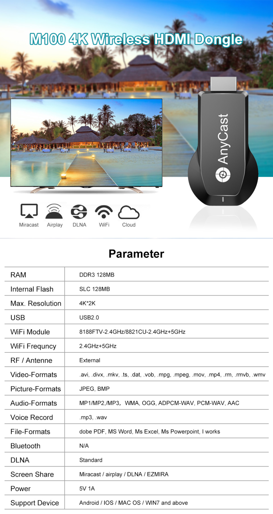 Anycast-M100-24G-50G-Dual-Band-4K-Wireless-Display-Dongle-TV-Stick-for-Airplay-Miracast-DLNA-1378081