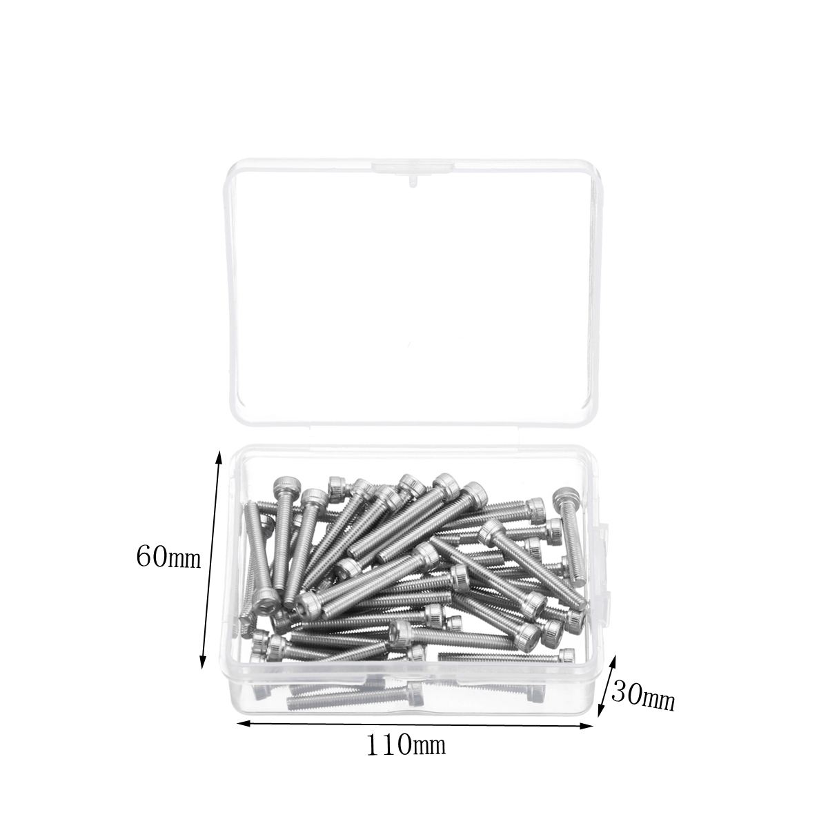 100Pcs-304-Stainless-Steel-M3-Hex-Socket-Cap-Head-Screws-Assortment-1225054