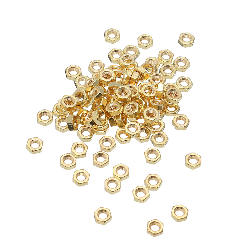 100Pcs-M3-Brass-Hex-Screw-Bolt-Nut-3mm-Diameter-15mm-Thread-Height-1184000