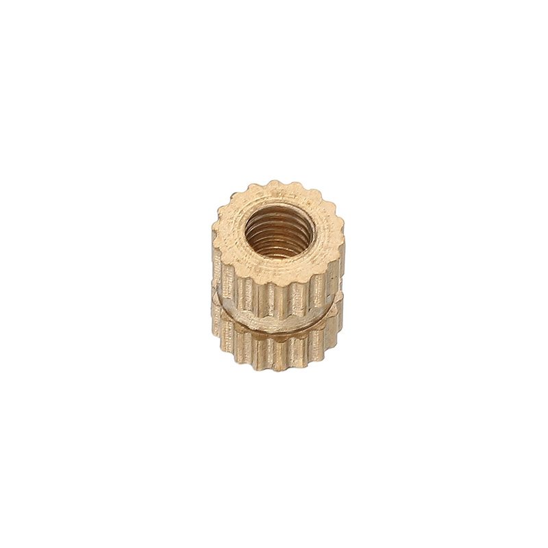 100Pcs-M3-Brass-Knurled-Nuts-Female-Thread-Round-Insert-Embedded-Injection-Molding-Nuts-2-Heights-1184384