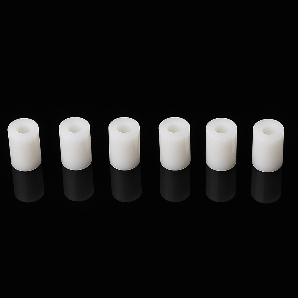 100Pcs-M3-White-Nylon-ABS-Non-Threaded-Spacer-Round-Hollow-Standoff-PCB-Board-45681012mm-1371223