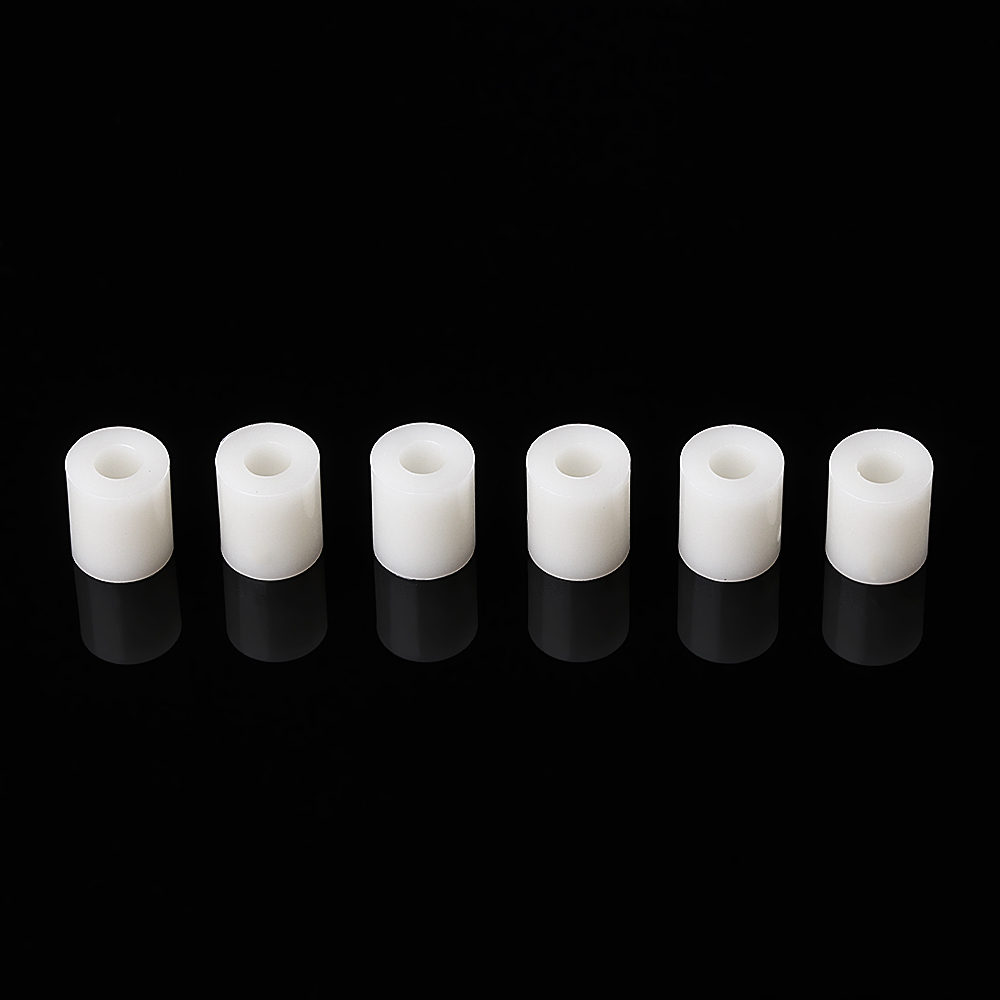 100Pcs-M3-White-Nylon-ABS-Non-Threaded-Spacer-Round-Hollow-Standoff-PCB-Board-45681012mm-1371223