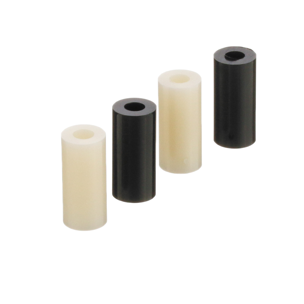 Sulevetrade-M3NR3-140Pcs-M3-BlackWhite-Nylon-Round-Column-Non-Threaded-Spacer-Hollow-PCB-Standoff-Se-1392899