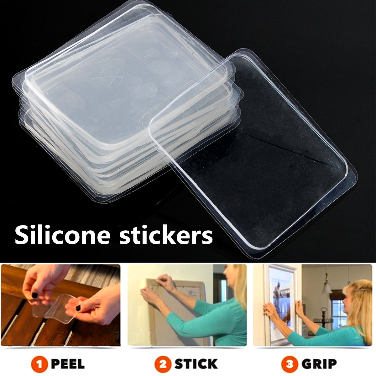 10Pcs-Transparent-Silicone-Gel-Pad-Anti-Slip-Multifunction-Non-Slip-Wall-Sticker-Free-Adhesive-1168017