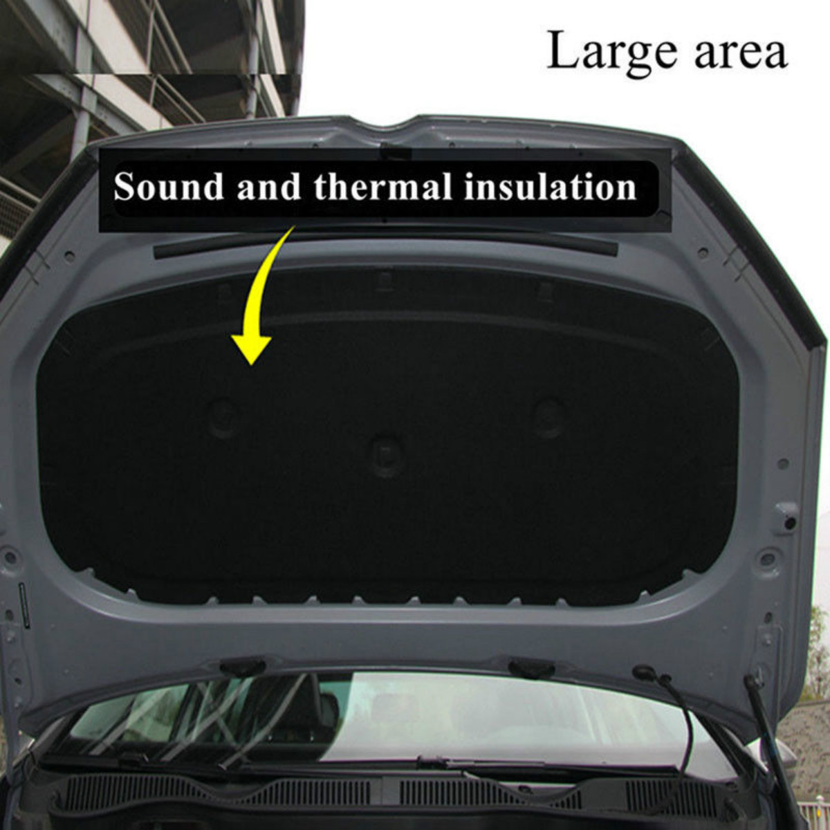 100x100cm-Car-SoundProof-Closed-Cell-Foam-Self-Adhesive-Acoustic-Foam-Thermal-Insulation-Waterproof-1382928