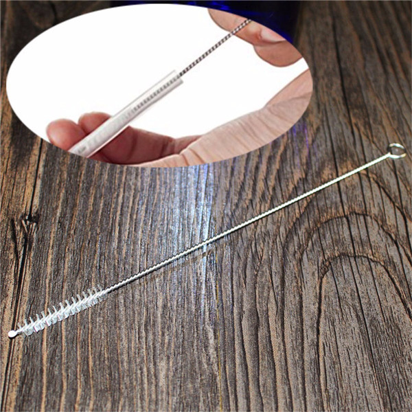 10Pcs-175mm-Stainless-Steel-Straight-Straws-Cleaner-Cleaning-Brushes-1110536