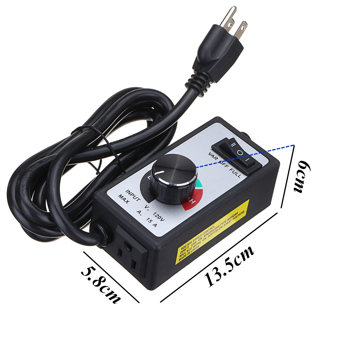 120V-15Amps-Electric-Motor-AC-DC-Variable-Speed-Controller-Brush-For-Router-Fan-1188317