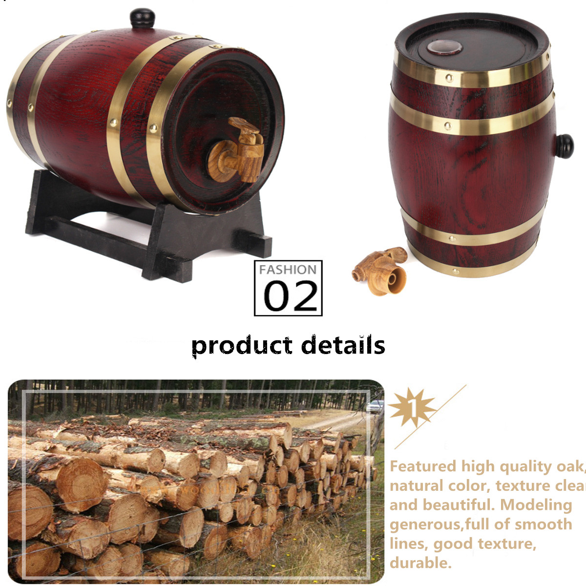 15L3L5L-Wooden-Timber-Red-Wine-Oak-Barrel-Whisky-Rum-Brewing-Keg-Container-1338452