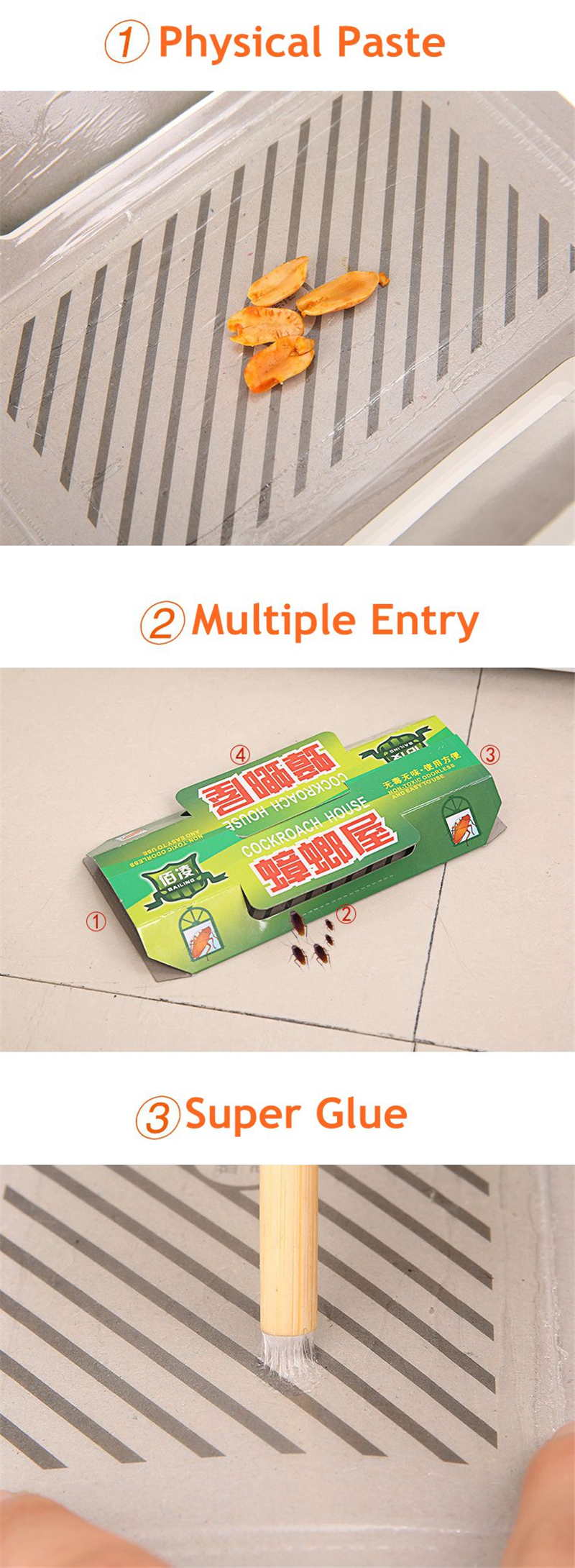 10-PcsLots-Non-toxic-Kitchen-Furniture-Cockroach-Trap-For-LargeSmall-American-Germanica-Snail-Slug-H-1414226