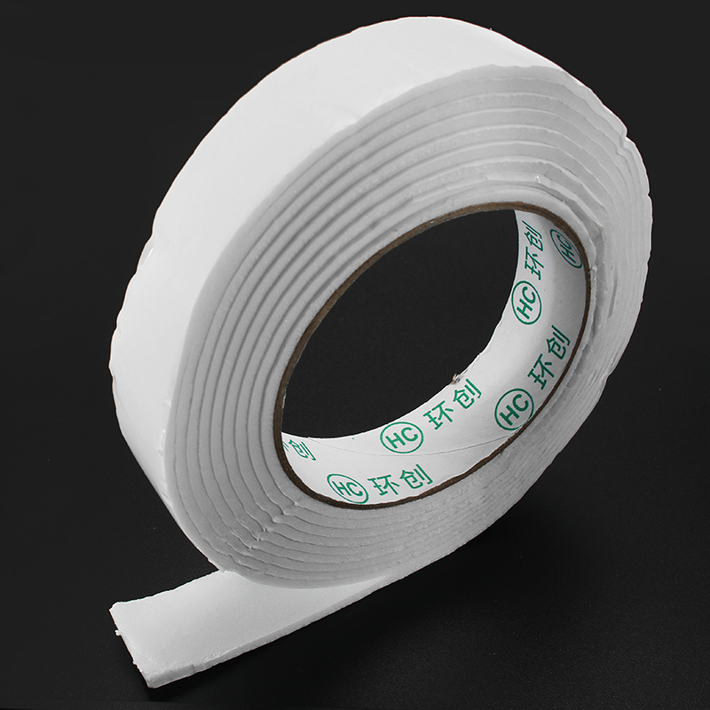 3m-Long-White-PE-Foam-Double-Sided-Tape-Strong-Adhesive-Sponge-Mounting-Tape-3-Widths-1243300