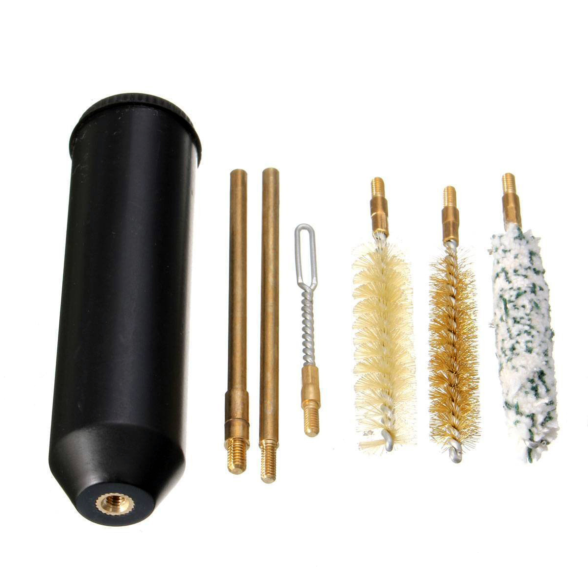 Pocket-Size-9mm-Professional-Gun-Cleaning-Tools-Brush-Rod-Kit-7Pcs-Set-1169119