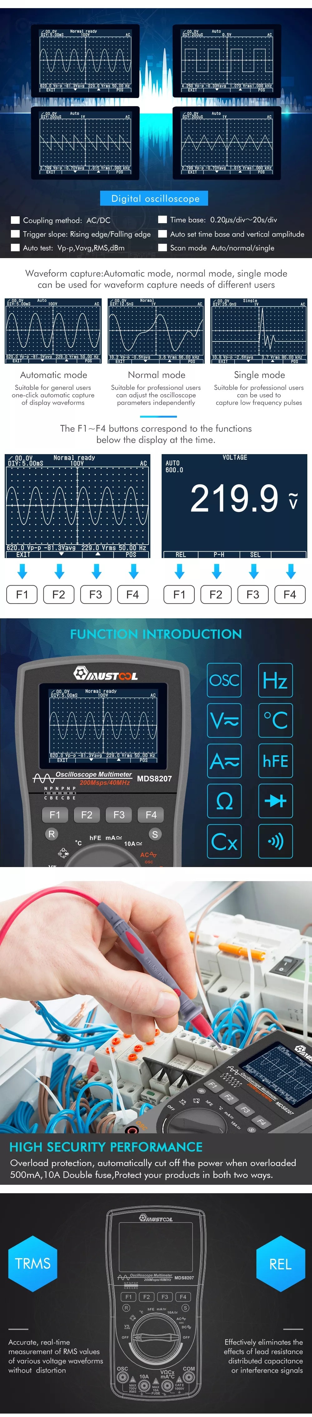 2019-NEWEST-Upgraded-MUSTOOL-MDS8207-Intelligent-Digital-Storage-Scopemeter-2-in-1Digital-40MHz--200-1496130