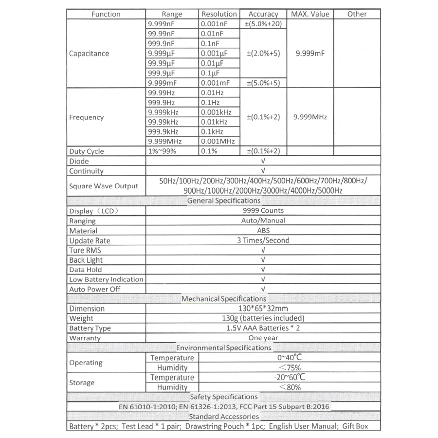 ANENG-AN8008-True-RMS-Wave-Output-Digital-Multimeter-9999-Counts-Backlight-AC-DC-Current-Voltage-Res-1157985