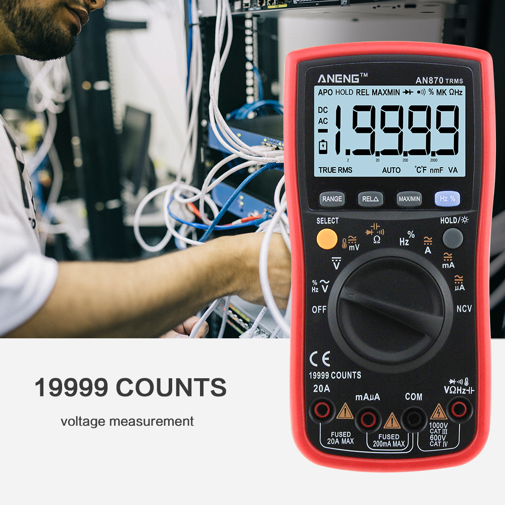 ANENG-AN870-Auto-Range-Digital-Precision-Multimeter-19999-Counts-True-RMS-NCV-Ohmmeter-ACDC-Voltage--1268841