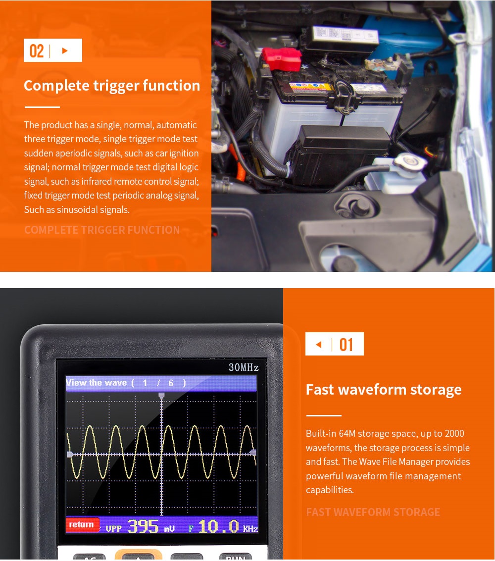 DSO338-Handheld-Oscilloscope-30MHz-Bandwidth-200M-Sampling-Rate-24-Inch-IPS-Screen-320240-Resolution-1332155