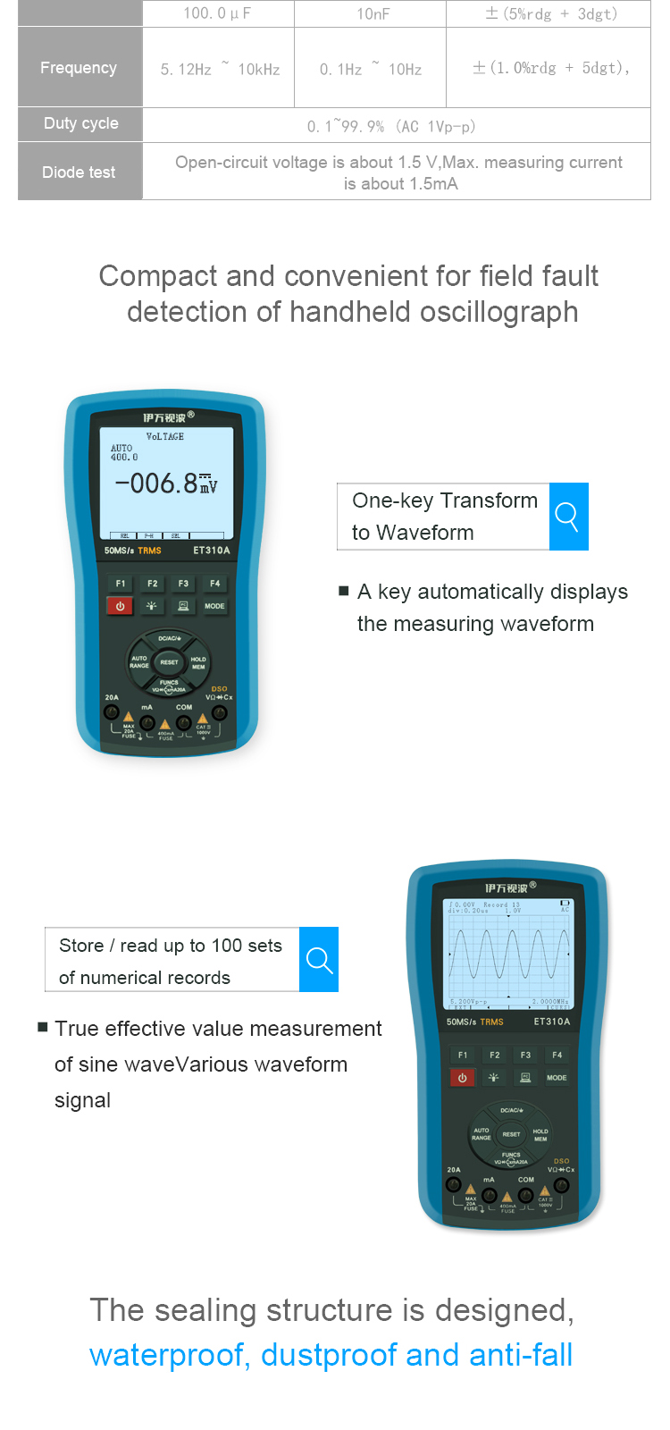 EONE-ET310A-2-in-1-20MHz-80Msps-Digital-Handheld-Storage-Oscilloscope-ScopeMeter-True-RMS-Multimeter-1214324