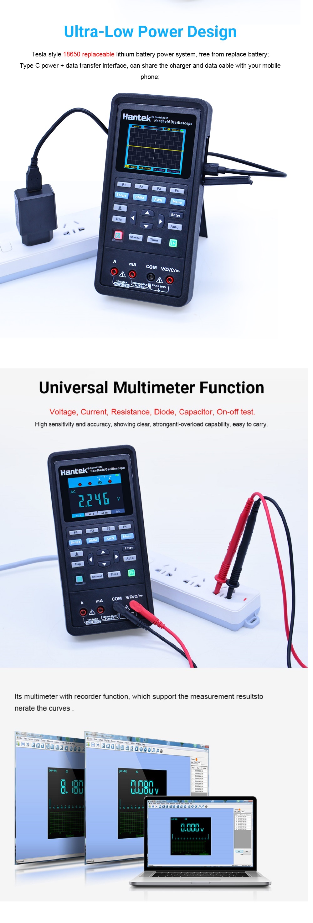 Hantek-3in1-Digital-OscilloscopeWaveform-GeneratorMultimeter-Portable-USB-2-Channels-40mhz-70mhz-LCD-1369465