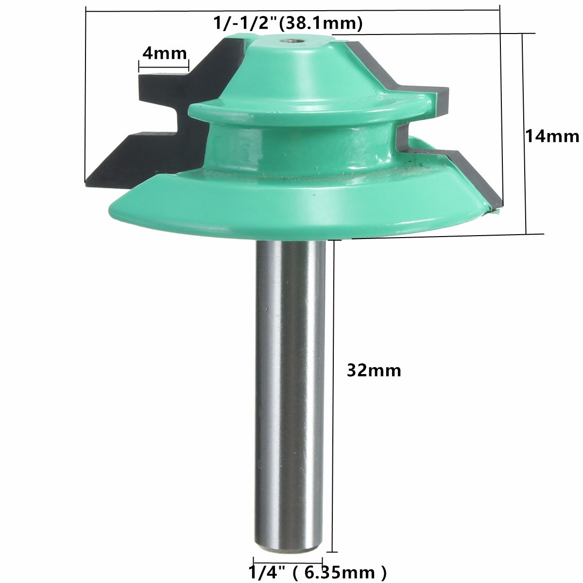 14-Inch-Shank-45-Degree-Lock-Miter-Router-Bit-1-12-Inch-Cutting-Diameter-Tenon-Cutter-1035185