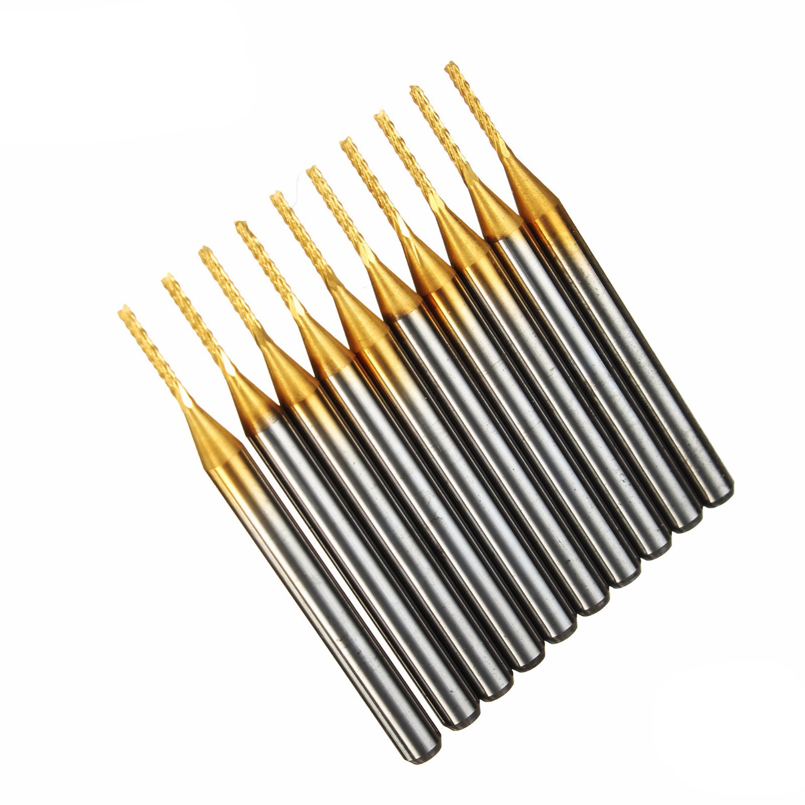 Drillpro-DB-P4-10pcs-10mm-Carbide-PCB-Bits-18-Inch-Shank-Titanium-Coated-End-Mill-Engraving-Bits-1033712