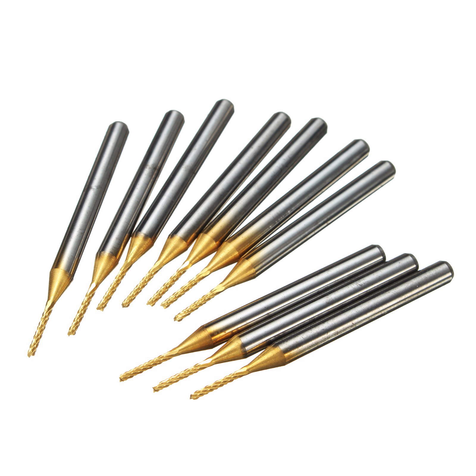 Drillpro-DB-P4-10pcs-10mm-Carbide-PCB-Bits-18-Inch-Shank-Titanium-Coated-End-Mill-Engraving-Bits-1033712