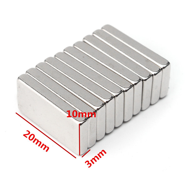 10pcs-20mmx10mmx3mm-N50-Rectangular-Magnet-Blocks-1147114
