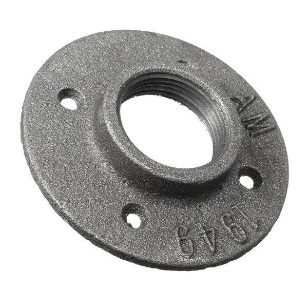 1-12-Inch-Malleable-Iron-Floor-Flange-Steel-Iron-Pipe-Fitting-Wall-Mount-1132625