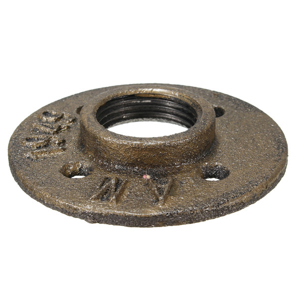 1-Inch-Malleable-Threaded-Floor-Flange-Iron-Pipe-Fittings-Wall-Mounted-Flange-1133197