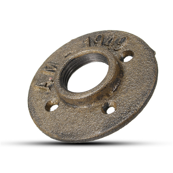 1-Inch-Malleable-Threaded-Floor-Flange-Iron-Pipe-Fittings-Wall-Mounted-Flange-1133197