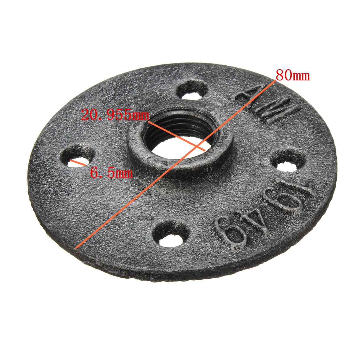 12-34-1-Inch-BSP-Flange-Malleable-Iron-Pipes-Fittings-Wall-Mount-Floor-Flange-Rusty-Flange-1325053