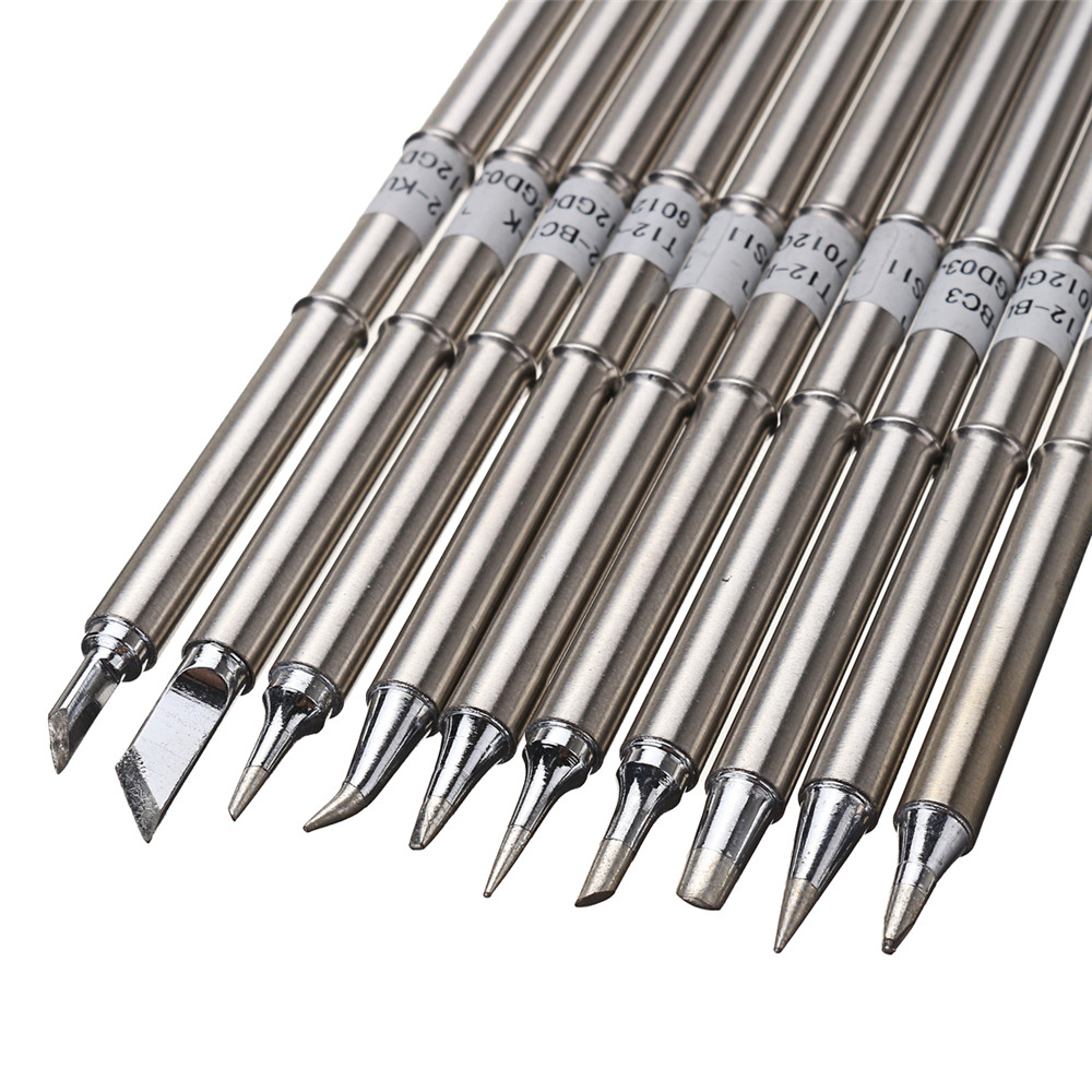 10pcs-T12-Soldering-Iron-Tips-Set-for-HAKKO-FX951-FX952-1191594