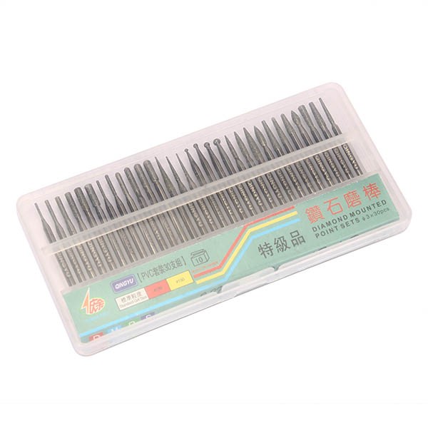 30pcs-3mm-Diamond-Grinding-Wheel-Grinding-Rods-Rotary-Tool-Set-1031604