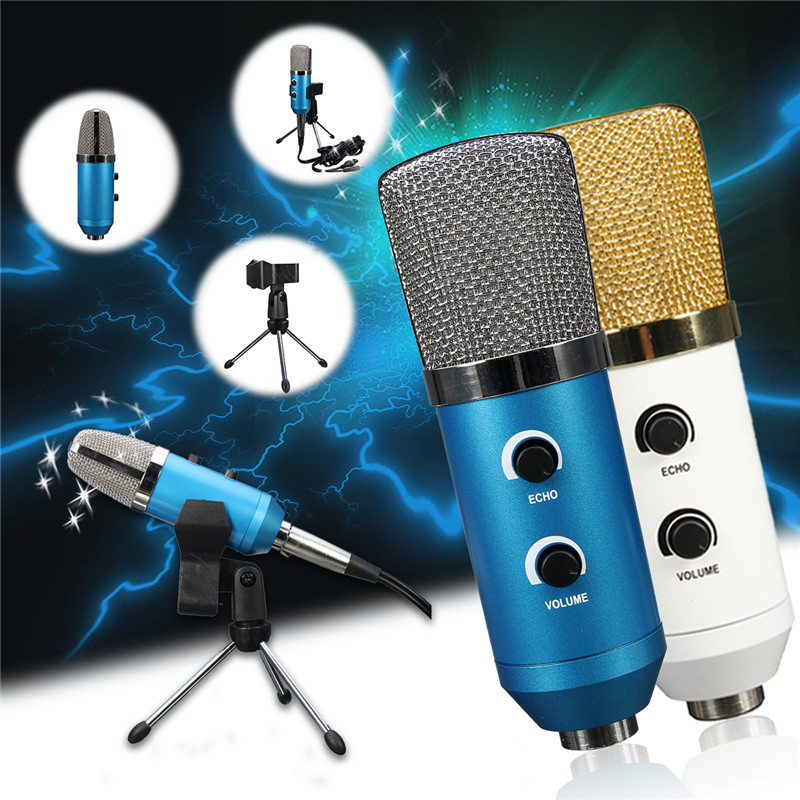 Audio-USB-Condenser-Sound-Studio-Recording-Vocal-Microphone-With-Stand-Mount-1127065