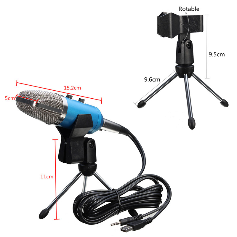 Audio-USB-Condenser-Sound-Studio-Recording-Vocal-Microphone-With-Stand-Mount-1127065