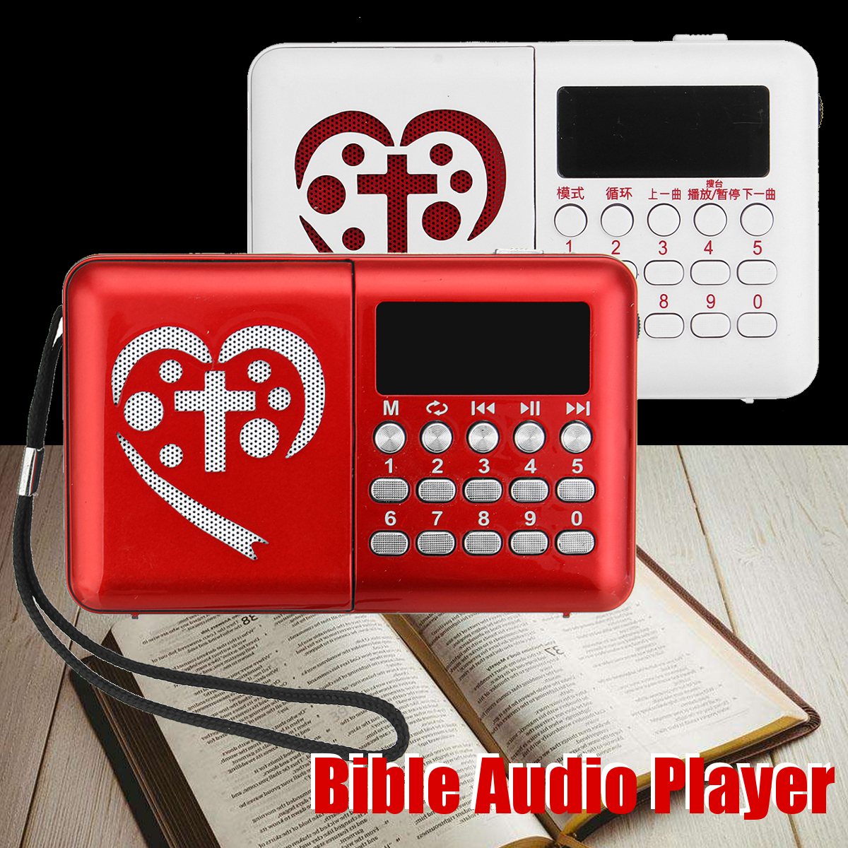 Electronic-Bible-Audio-MP3-Player-LED-Screen-Rechargeable-Mini-Radio-TF-Card-1357629