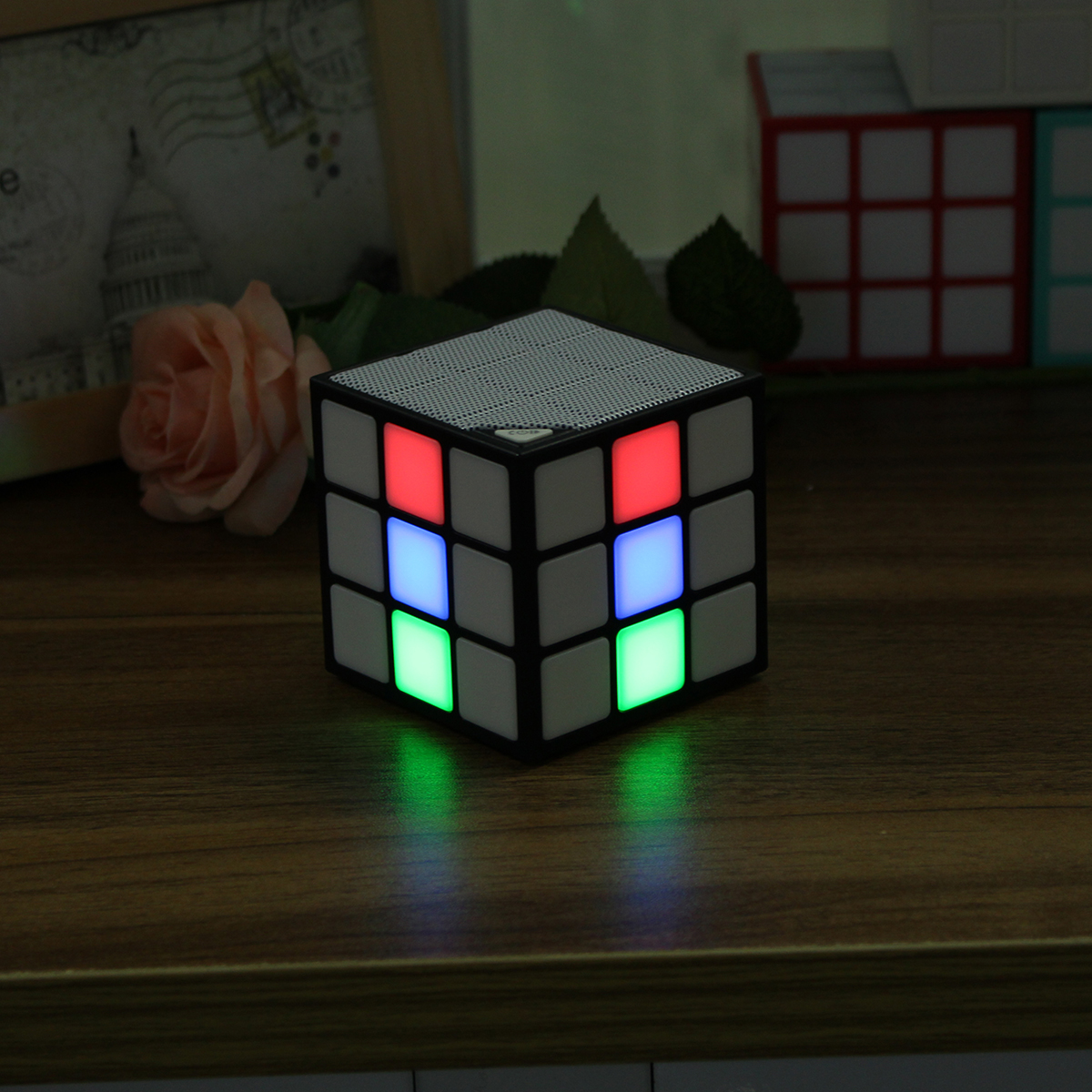 bluetooth-Wireless-Handfree-Magic-Cube-Speaker-36-LED-Colorful-Light-Music-AUX-1239431