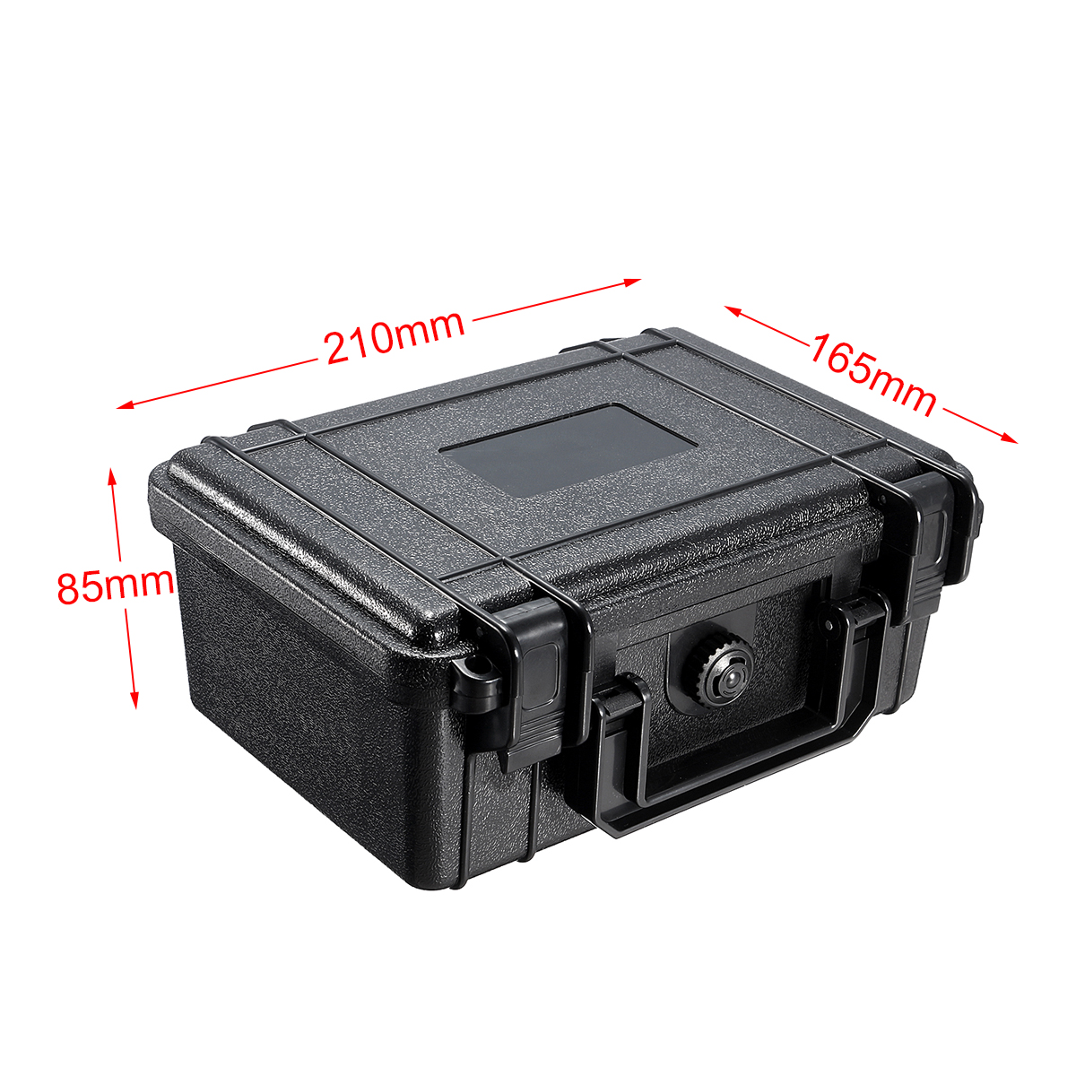 210x165x85mm-Waterproof-Hard-Carry-Camera-Lens-Photography-Tool-Case-Bag-Storage-Box-with-Sponge-1351189