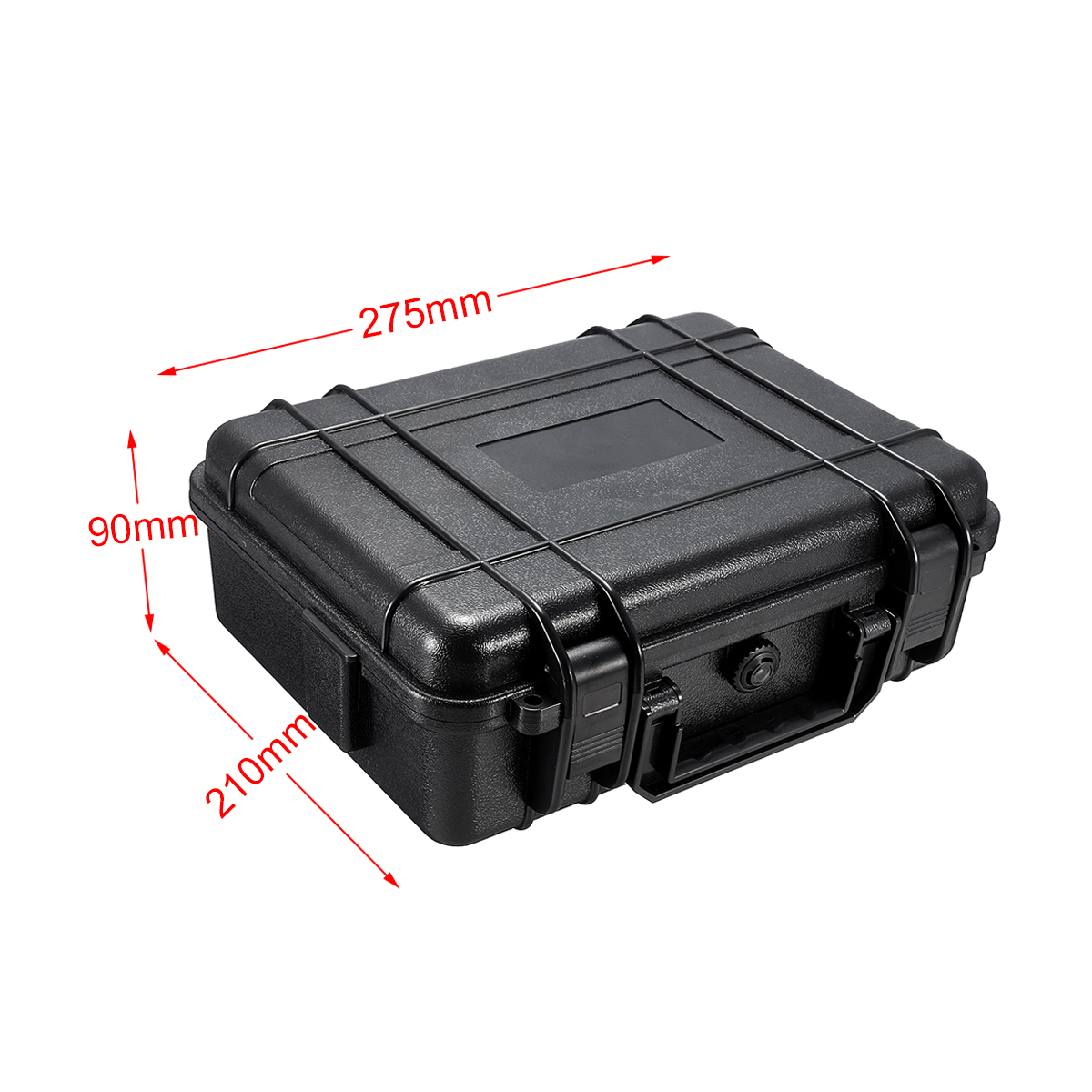 275x210x90mm-Waterproof-Hard-Carry-Camera-Lens-Photography-Tool-Case-Bag-Storage-Box-with-Sponge-1351344