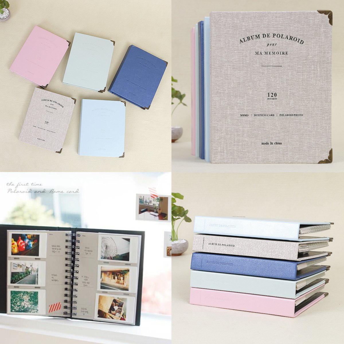 120-Pockets-3-Inch-Book-Photo-Album-Picture-Storage-Case-for-Fujifilm-Instax-Mini-7S-8-90-50-1138980