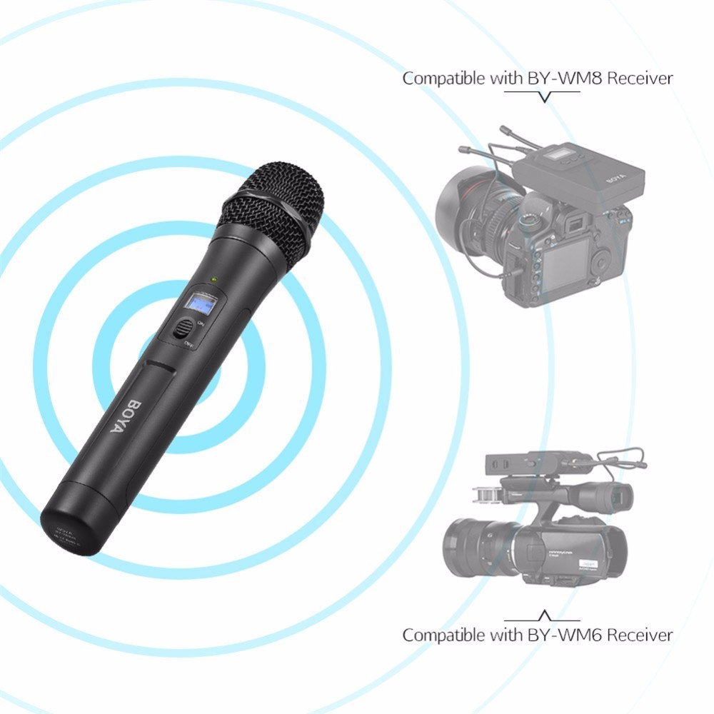 BOYA-BY-WHM8-UHF-Wireless-Handheld-Transmitter-Cardioid-Microphone-with-48-Channels-1258728