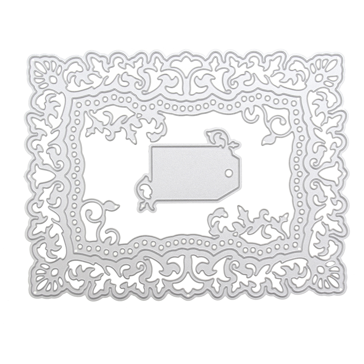 Metal-DIY-Cutting-Dies-Scrapbook-Album-Paper-Card-Embossing-Craft-Flower-Border-1162088