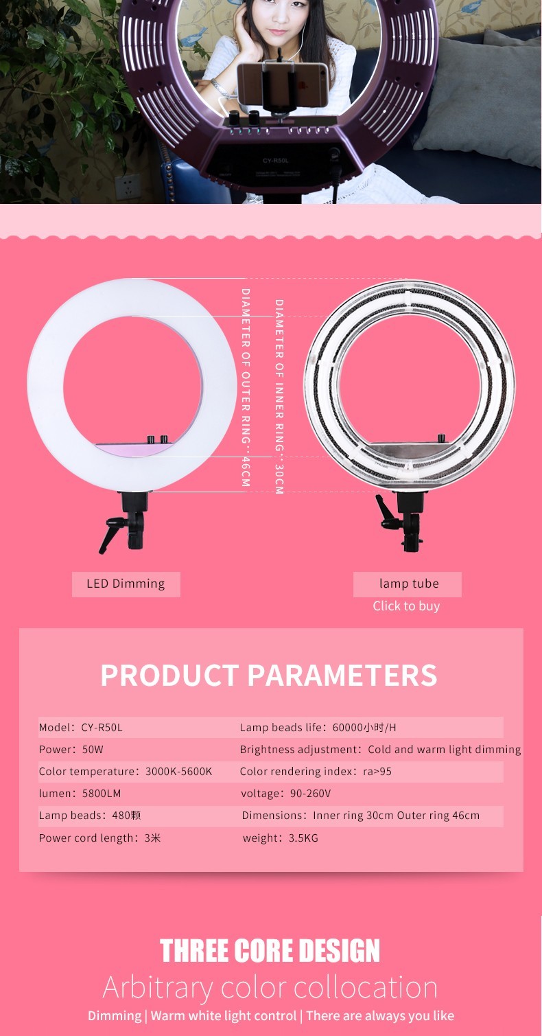 18-inch-Dimmable-LED-Adjustable-Ring-Video-Light-for-Makeup-Beauty-Photography-1162071