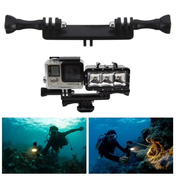 Double-Sport-Camera-Holder-Handle-Grip-Monopod-Mount-Adapter-For-Gopro-Xiaomi-Yi-SJcam-990642