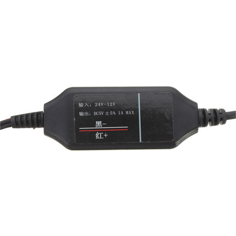 12V-to-5V-Hard-Wire-Power-Adapter-Cable-Cord-Jack-For-Car-DVR-Dash-Camera-Black-1128812