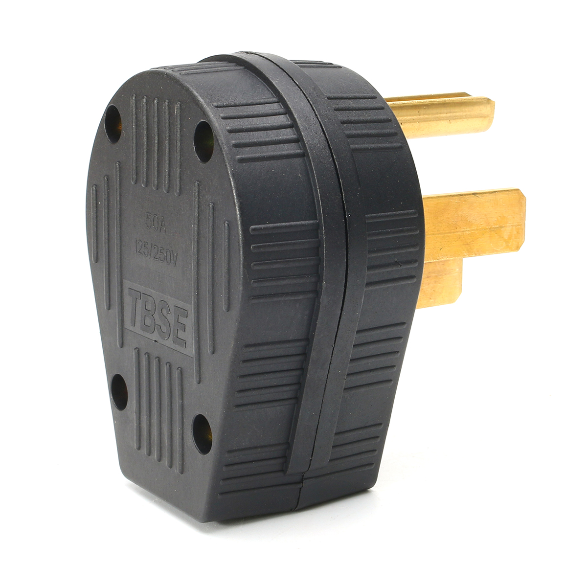 1Pcs-NEMA-14-50P-50A-125250V-Straight-Blade-Angle-Plug-US-Four-Holes-Plug-Adapter-1412037