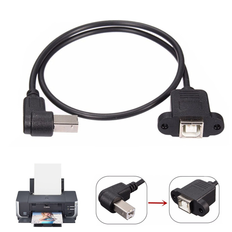 50cm-USB-20-B-Male-to-USB-B-Female-Socket-Printer-Panel-Mount-Extension-Cable-1127357