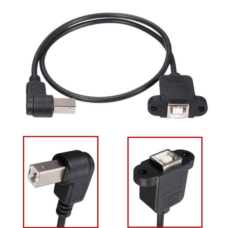 50cm-USB-20-B-Male-to-USB-B-Female-Socket-Printer-Panel-Mount-Extension-Cable-1127357