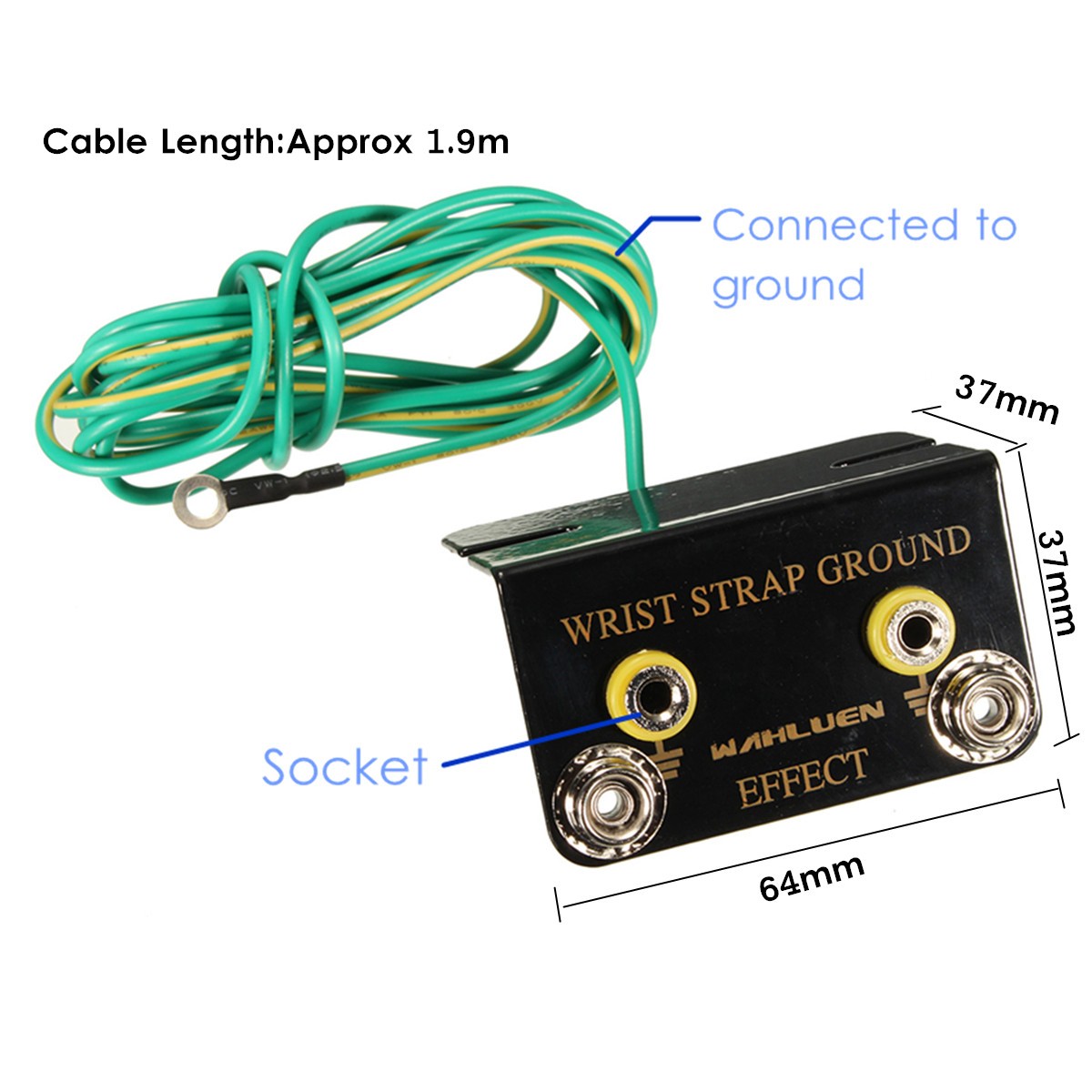 19m-ESD-Ring-Terminal-Cable-Anti-Static-L-Shape-Socket-Ground-For-Wrist-Strap-1044430